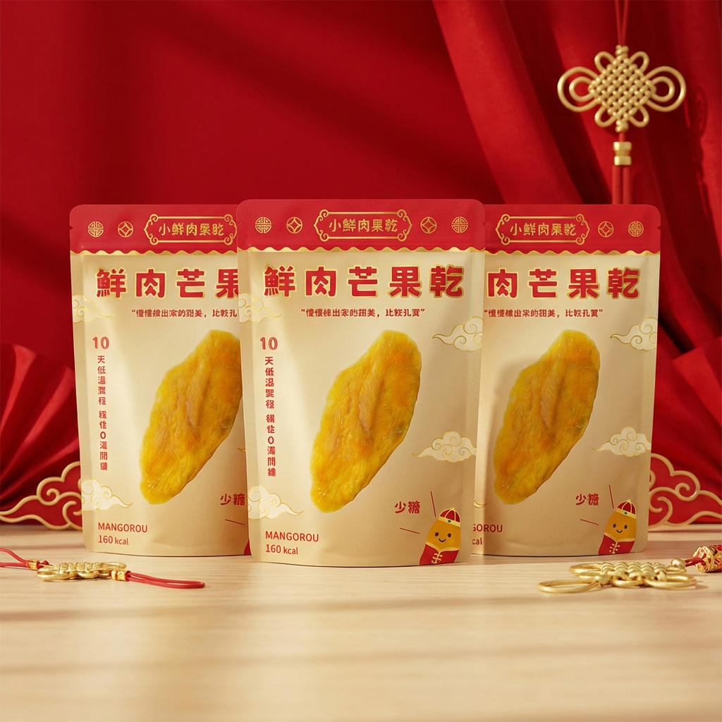 🏮【馬到成功．六六大順】           鮮肉芒果加茶春節禮盒預購中 🏮