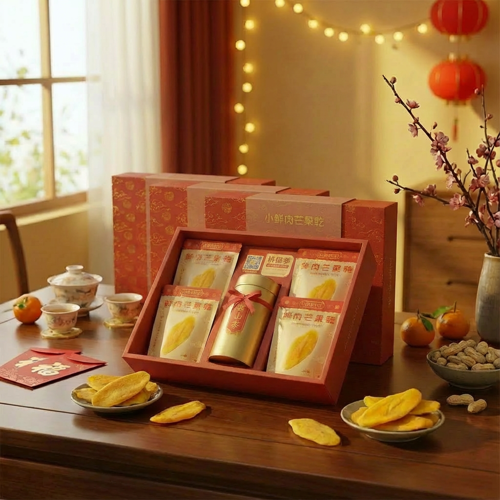 🏮【馬到成功．六六大順】           鮮肉芒果加茶春節禮盒預購中 🏮