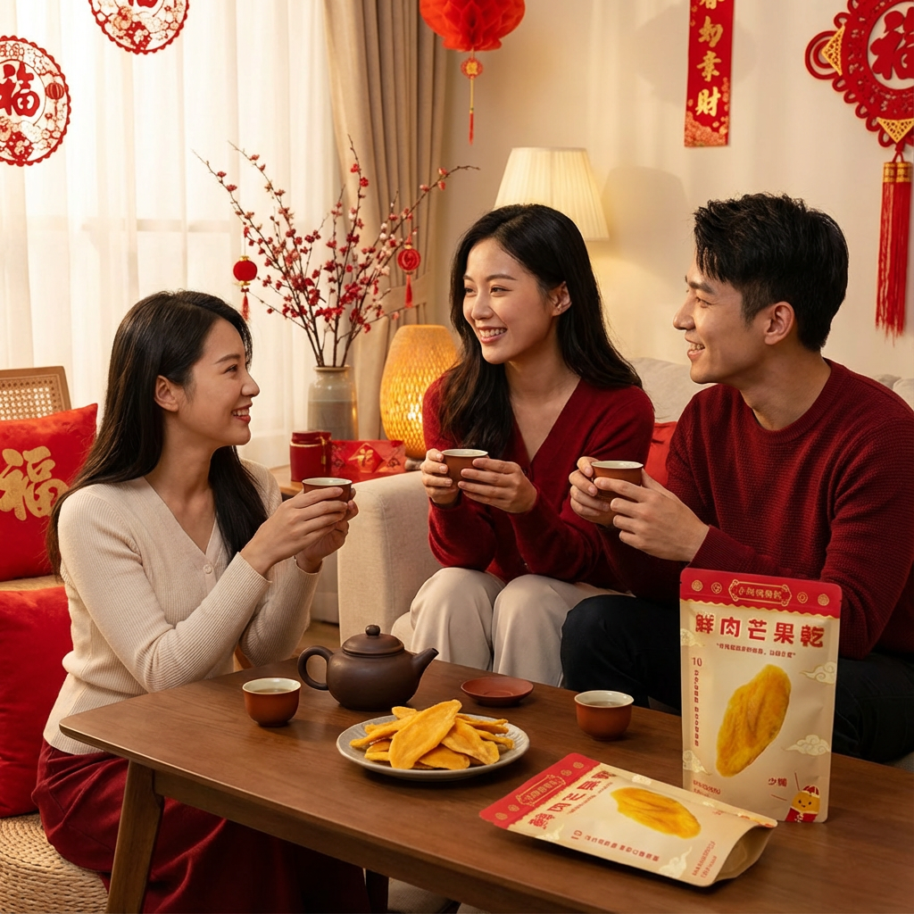 🏮【馬到成功．六六大順】           鮮肉芒果加茶春節禮盒預購中 🏮