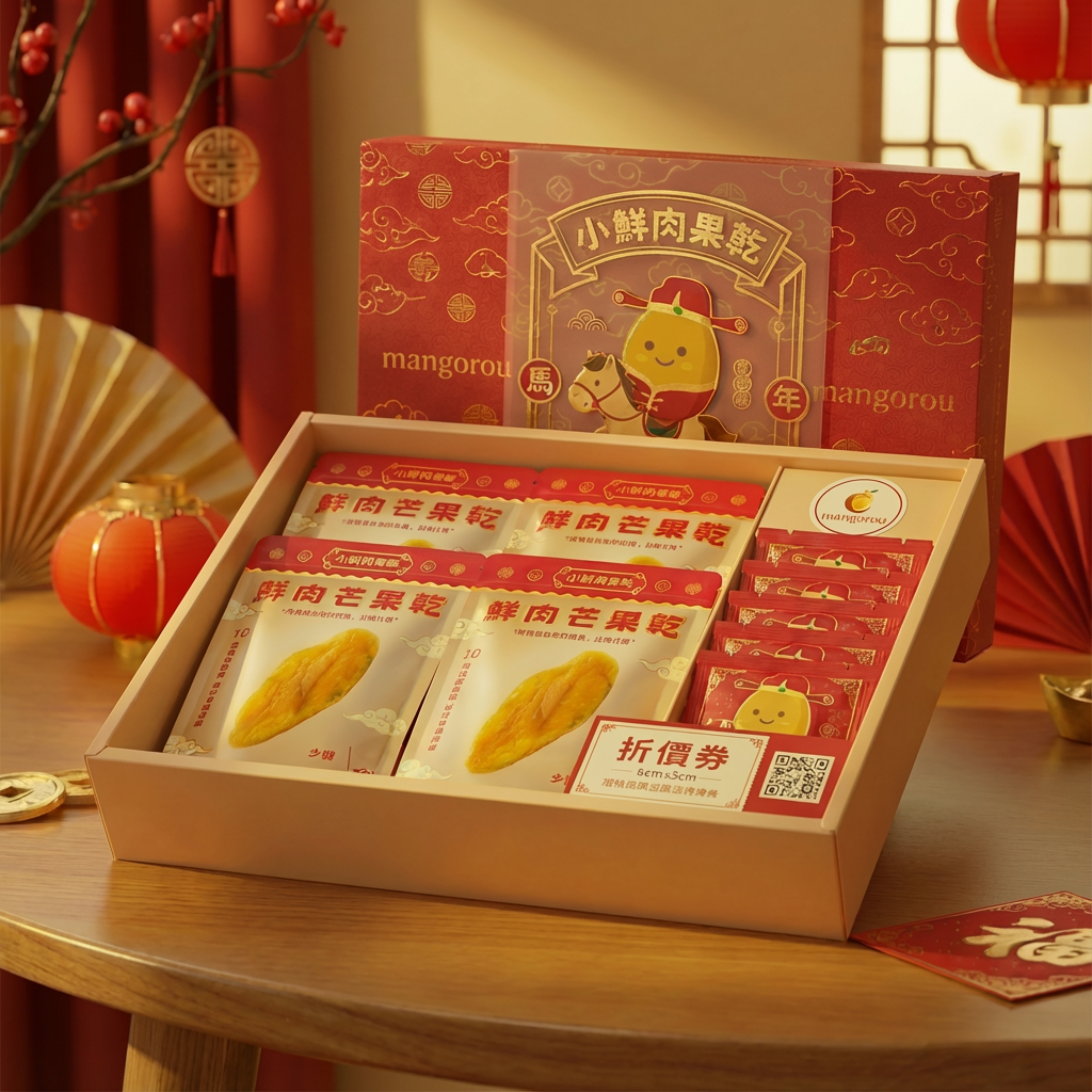 🏮【馬到成功．六六大順】           鮮肉芒果春節禮盒預購中 🏮